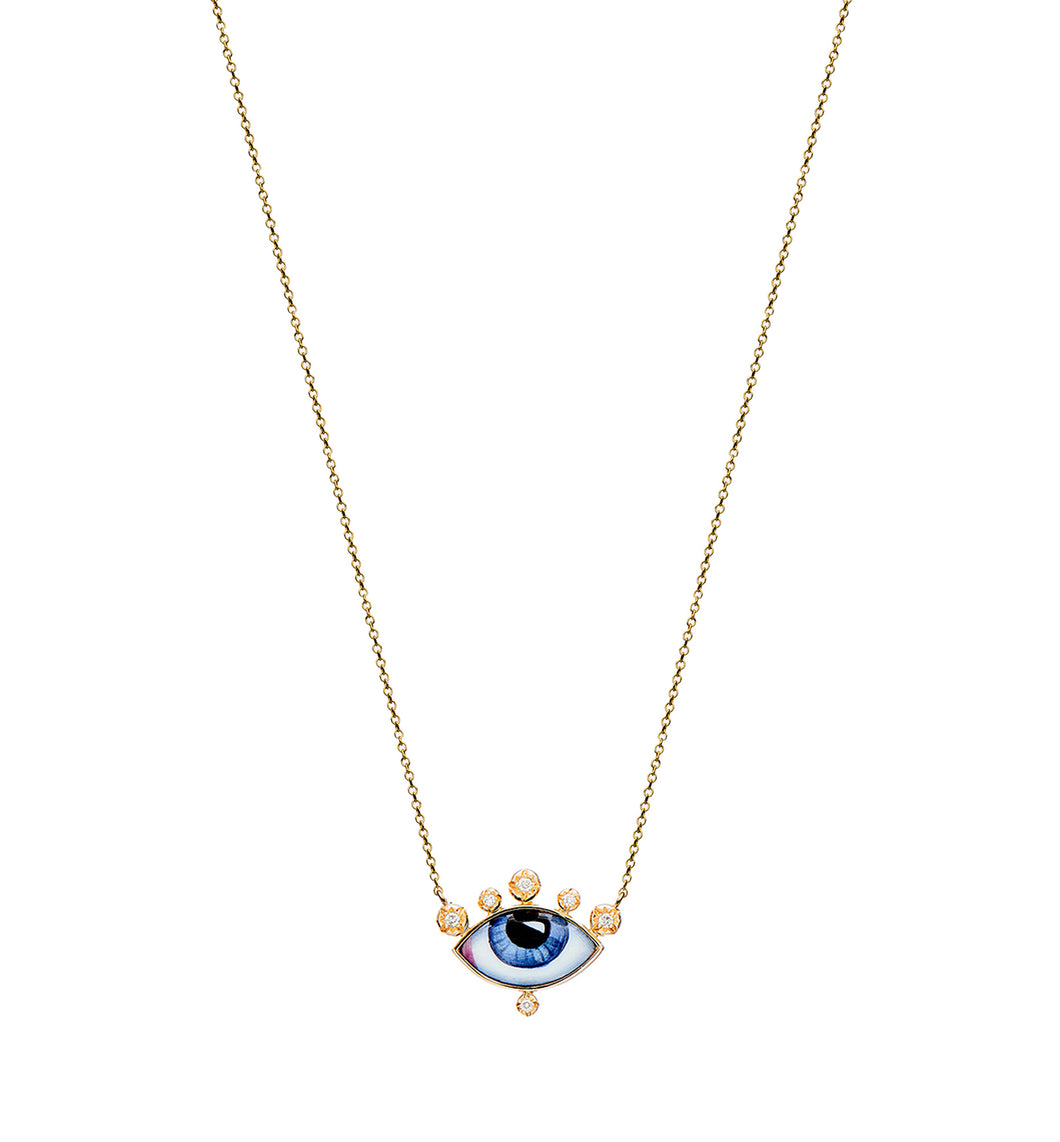 RUSSE PETIT BLUE DIAMOND NECKLACE